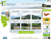 Tablet Screenshot of eifelbooking.nl